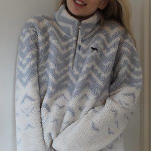 Cozy Quarter Zip PINK Sweater